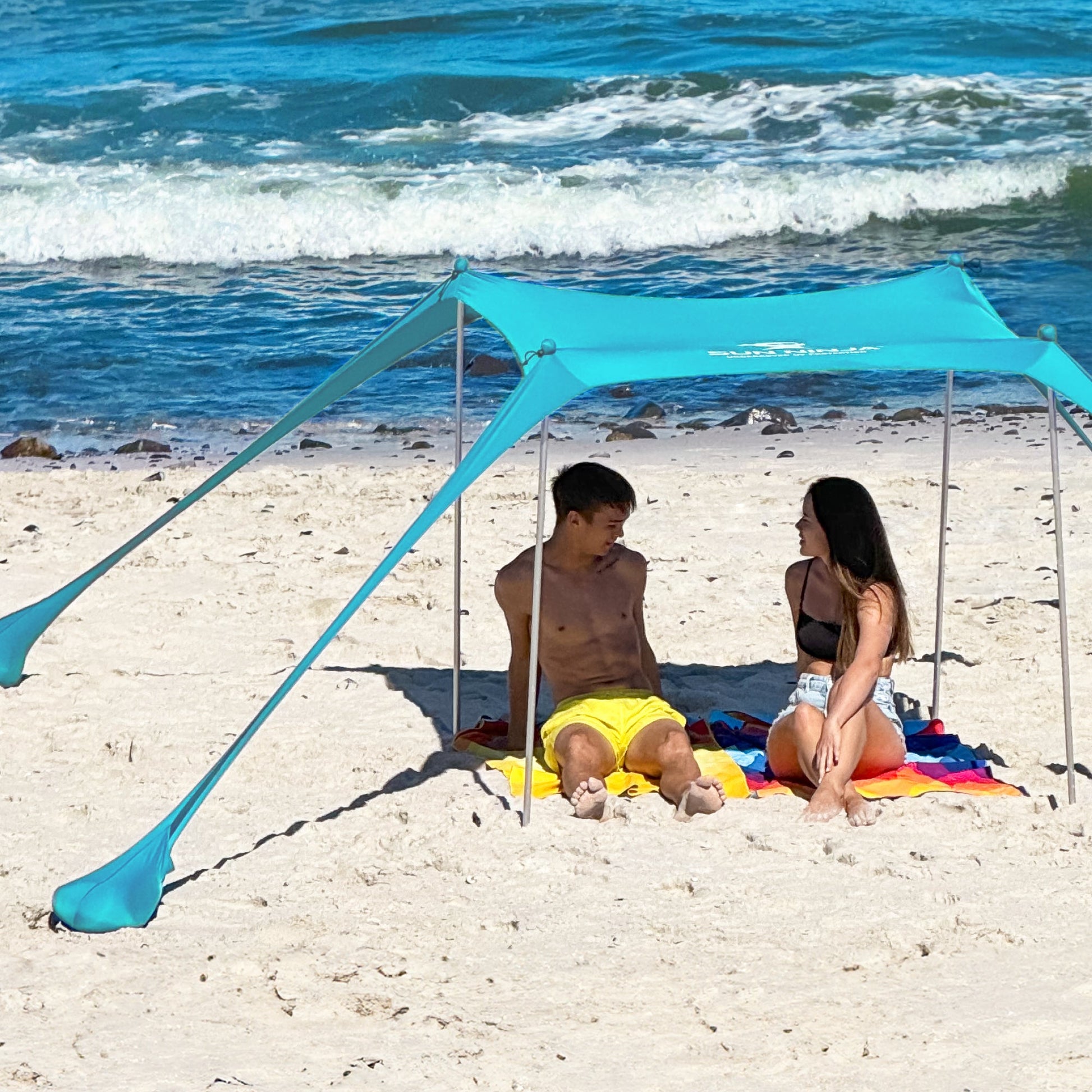 sun-ninja-beach-tents-y1 Sun-Ninja_2_person_tent_turquoise_8.jpg